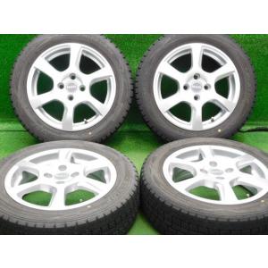 中古 ホイールタイヤ 4本 165/65R15 2016年製 7分山 MAK ヴィンチー スタッドレ...
