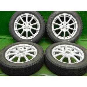 中古 ホイールタイヤ 4本 165/65R15 2021年製 7分山 エコフォルム スタッドレス タ...