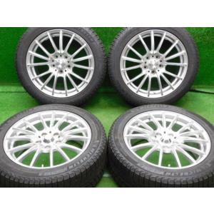 中古 ホイールタイヤ 4本 235/45R17 2019年製 8分山 ウェッズスポーツ SA-35R スタッドレス タイヤ ミシュラン X-ICE3+｜oldgear2