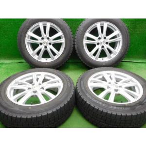 中古 ホイールタイヤ 4本 215/60R17 2022年製 8分山 ゼファー スタッドレス タイヤ...