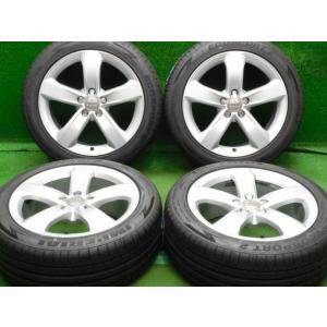 中古 ホイールタイヤ 4本 245/45R18 2021年製 アウディ A6 純正 ラジアル タイヤ...