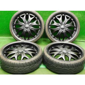 中古 ホイールタイヤ 4本 225/30R20 2009年製 6分山 ドルチェ DC20 ラジアル ...
