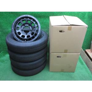 中古 ホイールタイヤ 4本 175/80R16 2022年製 9.5分山 ワーク クラッグ T-GR...