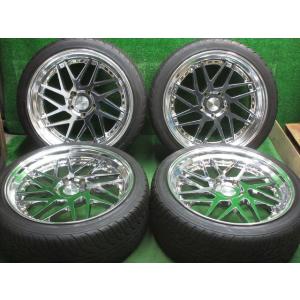 中古 ホイールタイヤ 4本 295/35R24 2021年製 9分山 レオンハルト ジーニスガイスト...