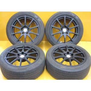 中古 ホイールタイヤ 4本 225/45R17 2019年製 6分山 PIAA F104 ラジアル タイヤ ブリヂストン レグノ GR-XII