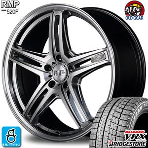 【2021年製】 235/50R18 97S ブリヂストン ブリザック VRX  新品 スタッドレスタイヤ ホイール4本セット RMP 520F 18インチ 8.0J 5H114.3｜oldgear