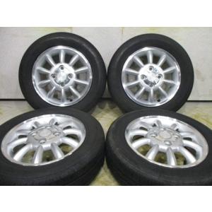 中古 ホイールタイヤ4本セット 155/65R13 2016年製 7分山程度  スズキ ラパン 純正 13x4J+45 4H-100 中古 ブリヂストン ネクストリー 155/65-13 安い 価格