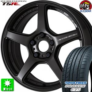 225/40R18 トーヨータイヤ プロクセス C1S 新品サマータイヤ ホイール 4本セット ワーク エモーション T5R マットグラファイト (MGK) 18インチ 5H114.3｜oldgear