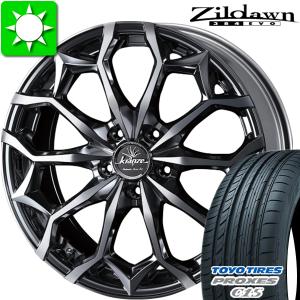 215/45R18 トーヨータイヤ プロクセス C1S 新品サマータイヤ ホイール 4本セット  ウエッズ ジルドーン 384EVO バランス調整済み｜oldgear