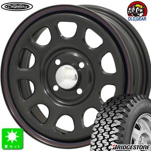 145R13 6PR(145/80R13 82/80) ブリヂストン BRIDGESTONE RD-604V 新品 サマータイヤ ホイール4本セット デイトナ'S Daytona'S 13インチ｜oldgear