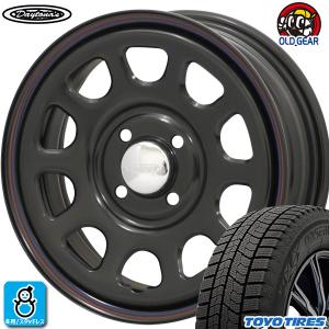 【2023年製】155/65R14 75Q トーヨー   GIZ2 新品 スタッドレスタイヤ ホイール4本セット デイトナ’S 14インチ 5.0J 4H100｜oldgear