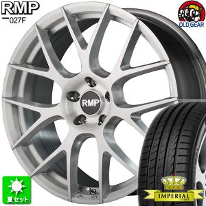 245/40R20 インペリアル エコスポーツ2 新品サマータイヤ ホイール 4本セット マルカサービス RMP 027F ３Dブラッシュド 20インチ 5H114.3｜oldgear