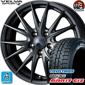 215/45R17 トーヨータイヤ ガリット GIZ ギズ スタッドレスタイヤホイール 新品 4本セット ウェッズ ヴェルヴァスポルト2 17インチ 5H100 ディープメタル２｜oldgear