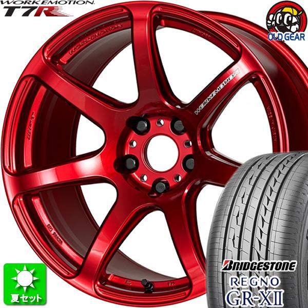 225/45R18 ブリヂストン レグノ GR-X2 新品サマータイヤ ホイール 4本セット ワーク...