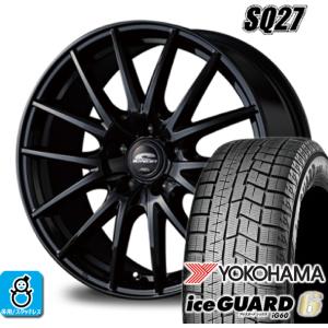 215/60R16 ヨコハマ アイスガード6 ig60 マルカ シュナイダー SQ27 スタッドレスタイヤホイール 新品 4本セット バランス調整済み｜oldgear