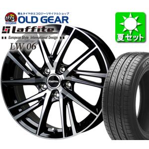 ホットスタッフ Laffite LW-06 タイヤ・ホイール 新品 4本セット 特選輸入タイヤ 195/50R15 パーツ バランス調整済み！｜oldgear