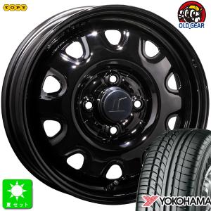 165/55R14C 95/93N ヨコハマ パラダ PARADA PA03 新品 サマータイヤ ホイール4本セット トピー TOPY M73 スチール  14インチ｜oldgear