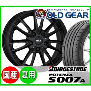 MINI ミニ クロスオーバー　17/2〜F60 用 新品マック ジャッキー サマー ブリヂストン ポテンザ S007A 225/50R18 新品 パーツ バランス調整済み！｜oldgear