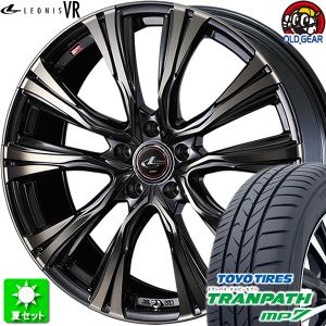 205/60R16 トーヨータイヤ トランパス MP7 新品サマータイヤ ホイール 4本セット ウェッズ レオニス VR PBMC/TI 16インチ 5H114.3｜oldgear