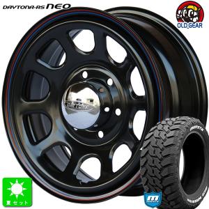 LT215/70R16 107/105Q モンスタ マッドウォリアー ホワイトレター 新品 サマータイヤ ホイール4本セット Roadstar デイトナ RS Neo 16インチ 6.5J 6H139.7｜オールドギア