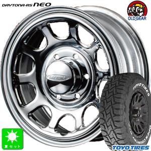 215/65R16C 109/107 トーヨー オープンカントリー R/T ホワイトレター 新品 サマータイヤ ホイール4本セット Roadstar デイトナ RS Neo 16インチ 6.5J 6H139.7｜oldgear