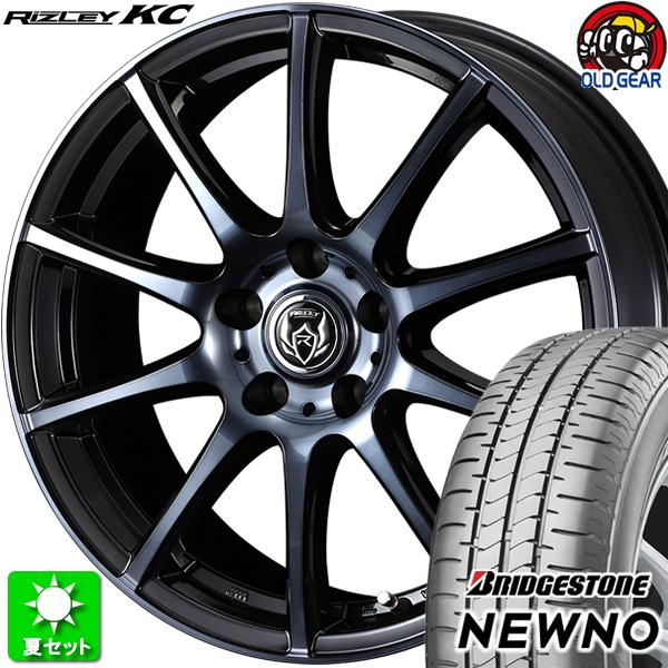 225/50R17 ブリヂストン ニューノ 新品サマータイヤ ホイール 4本セット ウェッズ ライツ...