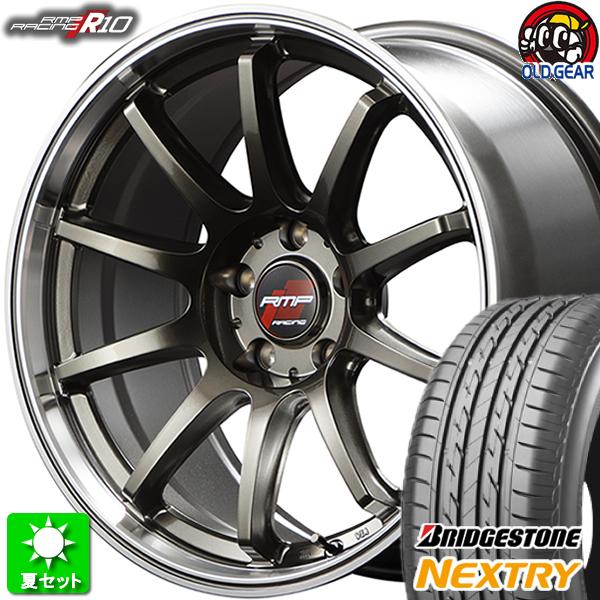 235/50R18 BS ネクストリー 新品サマータイヤ ホイール 4本セット マルカサービス RM...