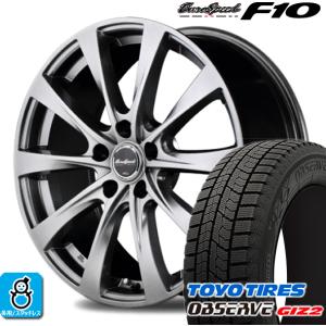 195/60R16 トーヨータイヤ ガリットGIZ2 ギズ2 ユーロスピード F10 スタッドレスタイヤホイール 新品 4本セット バランス調整済み｜oldgear