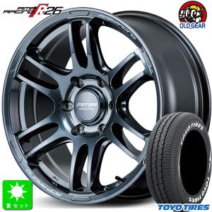 225/50R18C 107/105 トーヨー TOYO H30 ホワイトレター 新品 サマータイヤ ホイール4本セット RMPレーシング R26  18インチ｜oldgear