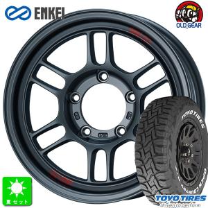 185/85R16 トーヨー オープンカントリー R/T ホワイトレター 新品 サマータイヤ ホイール4本セット エンケイ オールロード RPT1 16インチ 5.5J 5H139.7｜oldgear