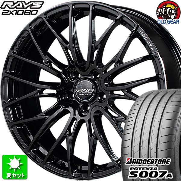 235/45R18 ブリヂストン ポテンザ S007A 新品サマータイヤ ホイール 4本セット レイ...