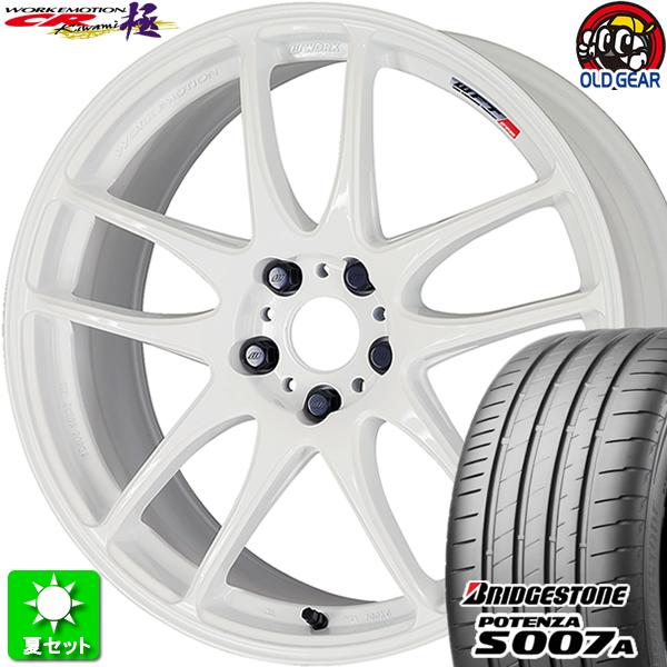 215/40R18 ブリヂストン ポテンザ S007A 新品サマータイヤ ホイール 4本セット ワー...