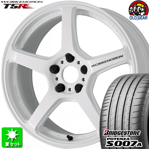 205/40R17 ブリヂストン ポテンザ S007A 新品サマータイヤ ホイール 4本セット ワー...