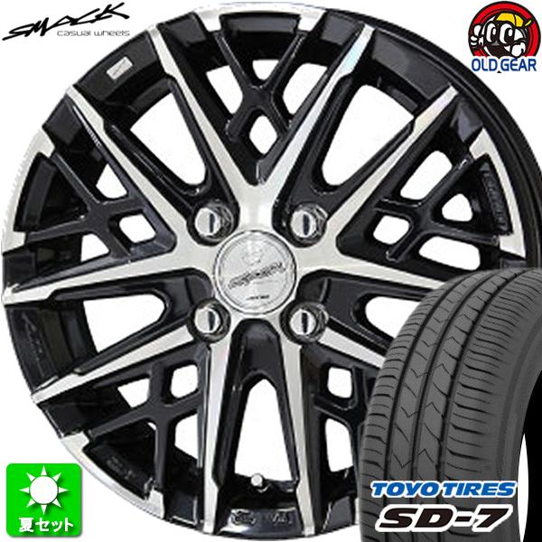 215/40R17 トーヨータイヤ SD-7 新品サマータイヤ ホイール 4本セット 共豊 スマック...