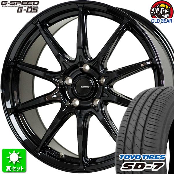 225/45R18 トーヨータイヤ SD-7 新品サマータイヤ ホイール 4本セット ホットスタッフ...