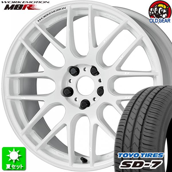 215/45R17 トーヨータイヤ SD-7 新品サマータイヤ ホイール 4本セット ワーク エモー...