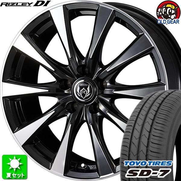 225/45R18 トーヨータイヤ SD-7 新品サマータイヤ ホイール 4本セット ウェッズ ライ...