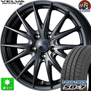 225/40R18 トーヨータイヤ SD-7 新品サマータイヤ ホイール 4本セット ウェッズ ヴェルヴァ スポルト２ ディープメタル２ 18インチ 5H114.3｜oldgear