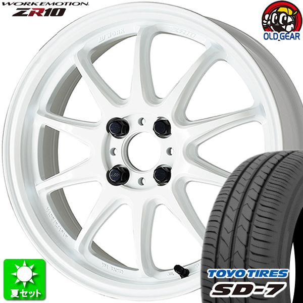 215/40R17 トーヨータイヤ SD-7 新品サマータイヤ ホイール 4本セット ワーク エモー...