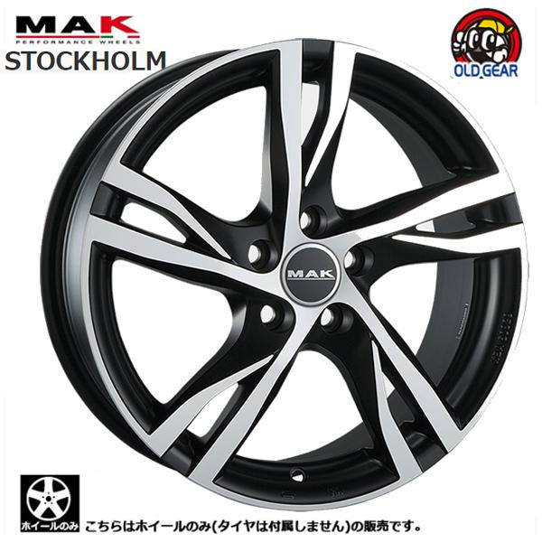 ホイールのみ1本出品 阿部商会 MAK ストックホルム 18インチ 8.0J +45 5H108 ボ...