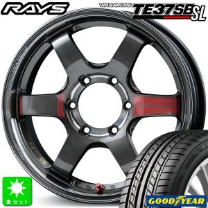 225/45R18 グッドイヤー EAGLE LS EXE 新品 サマータイヤ ホイール4本セット レイズ ボルクレーシング TE37SB SL｜oldgear