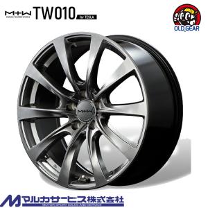 マルカサービス 4本セット M.I.D MTW TW010 19インチ リム幅8.0J イン