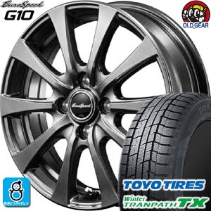 205/65R15 トーヨータイヤ ウィンタートランパスTX スタッドレスタイヤホイール 新品 4本セット マルカサービス ユーロスピード G10 15インチ 4H100 MG