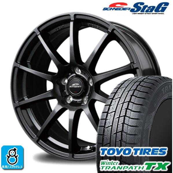 215/60R17 トーヨータイヤ ウィンタートランパスTX シュナイダー STAG スタッドレスタ...