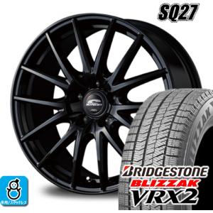 245/40R18 ブリヂストン ブリザック VRX2 マルカ シュナイダー SQ27 スタッドレスタイヤホイール 新品 4本セット バランス調整済み｜oldgear