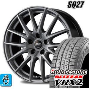 245/40R18 ブリヂストン ブリザック VRX2 マルカ シュナイダー SQ27 スタッドレスタイヤホイール 新品 4本セット バランス調整済み｜oldgear