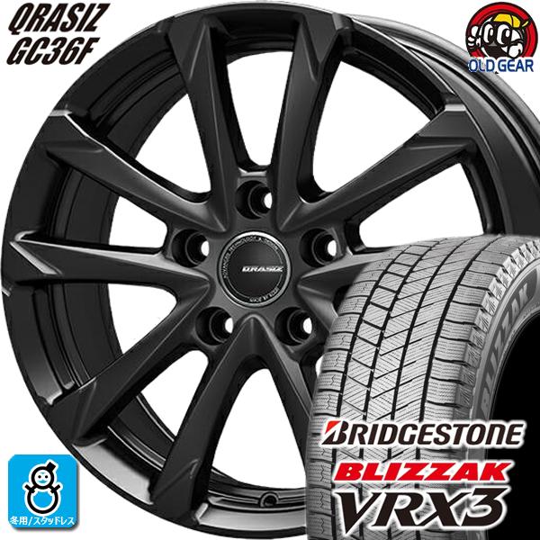 225/45R18 ブリヂストン ブリザック VRX3 スタッドレスタイヤホイール 新品 4本セット...