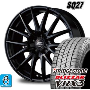 205/60R16 ブリヂストン ブリザック VRX3 マルカ シュナイダー SQ27 スタッドレスタイヤホイール 新品 4本セット バランス調整済み