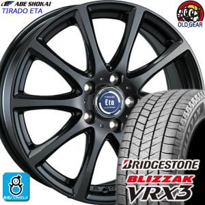 195/60R16 ブリヂストン ブリザック VRX3 スタッドレスタイヤホイール 新品 4本セット 阿部商会 ティラードイータ 16インチ5H114.3｜oldgear