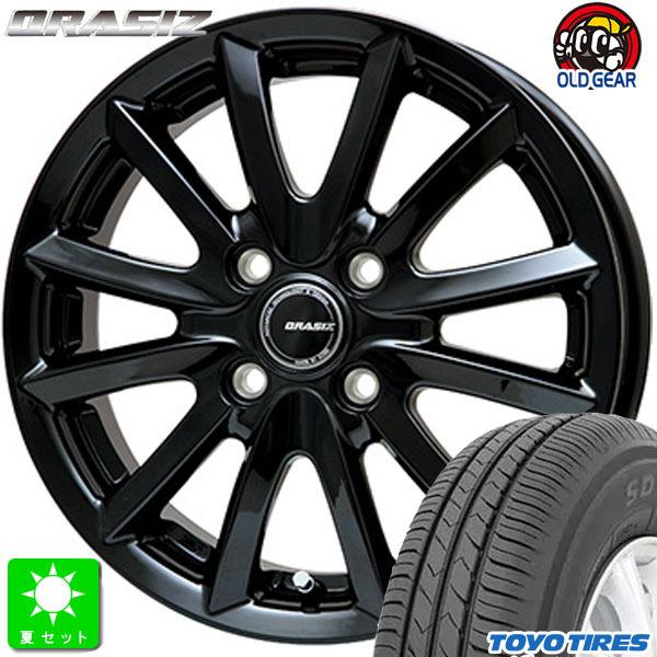 155/65R13 トーヨー SD-k7 新品 サマータイヤ ホイール4本セット クレイシズ VS6...